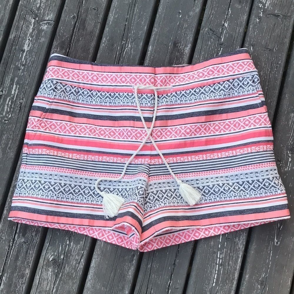 LOFT The Riviera Tassel Drawstring Shorts - Picture 2 of 11